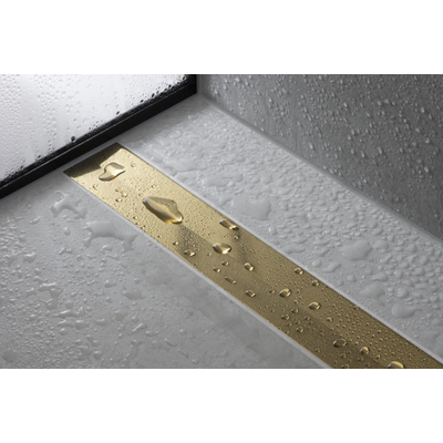 Hansgrohe RainDrain Flex Douchegoot - 80cm - inkortbaar - polished gold optic