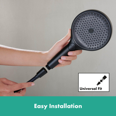 Hansgrohe Designflex flexible de douche textile 125cm mat noir