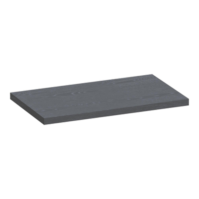 BRAUER Ocean Medium topblad - 80x46x4cm - Timber Grey