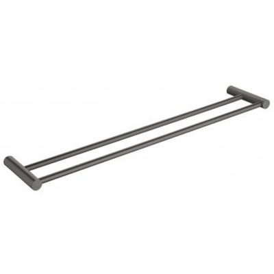 Wiesbaden Ida dubbele handdoekrek 60cm Gunmetal OUTLETSTORE