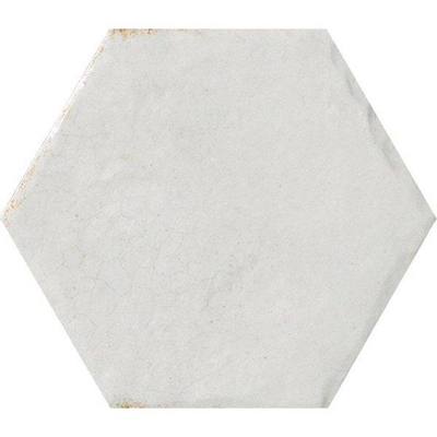 SAMPLE Cir Cotto del campiano Carrelage mural - 20x20cm - Bianco 10mm - blanc brillant