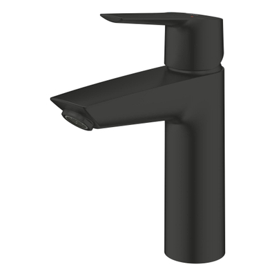 Grohe Start M-size wastafelmengkraan - met klikwaste - matte black (mat zwart)