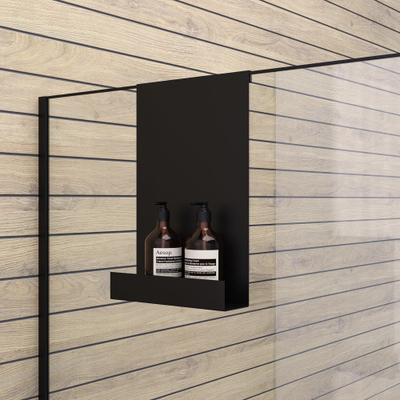 Brauer doucherek - 25x40cm - Zwart mat