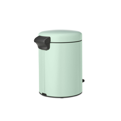 Brabantia NewIcon Poubelle à pédale - 5 litres - seau intérieur en plastique - jade green