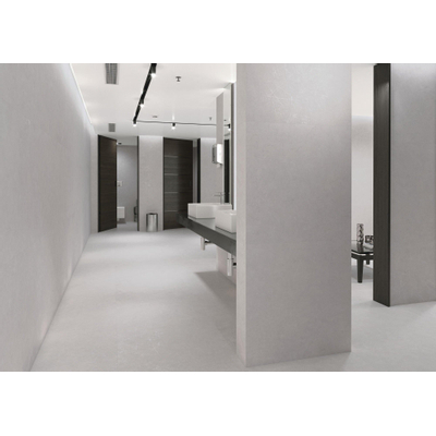 Terravito Kaleno wand- en vloertegel - 30x60cm - 10mm - Rechthoek - gerectificeerd - Betonlook - Wit mat