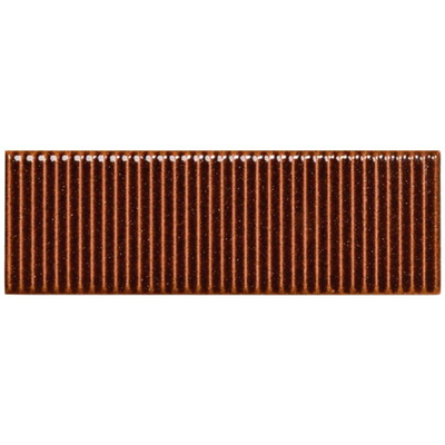 Douglas Jones RETRO Wandtegel - 5x15cm - 8.5mm - saffron dark (Rood)