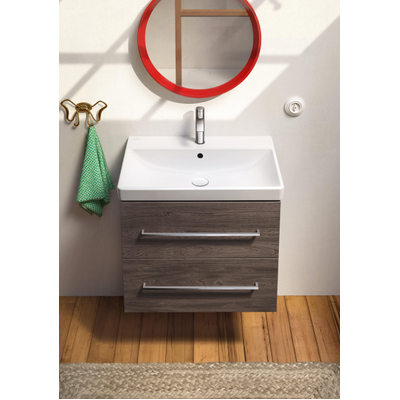 Villeroy & Boch Avento meubelwastafel - 65x47cm - 1 kraangat - met overloop CeramicPlus - White Alpine (glans wit)