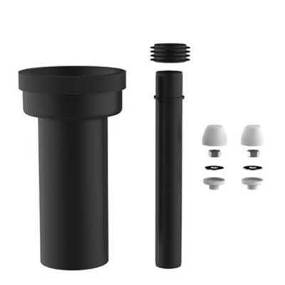 Sanit raccord de WC mural droit rallongé 300mm kit de raccordement complet