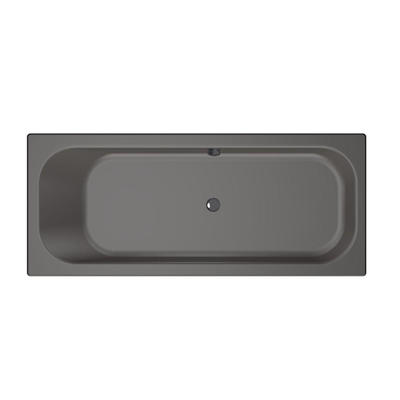 Xenz Aruba Ligbad - 190x80x48 - afvoer Midden - acryl - antraciet