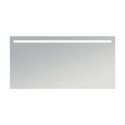 Arcqua Cube spiegel – 140x70 cm – LED-verlichting – spiegelverwarming, dimbaar – Naturel