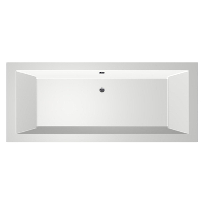 Xenz Society Baignoire duo - 190x80x53 - bonde centrale - acrylique - blanc