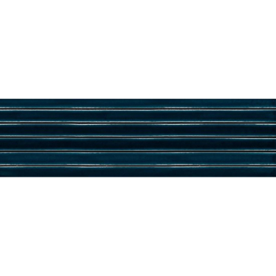 SAMPLE vtwonen Tegels Rib Wandtegel - 13x45cm - 9mm - Witte scherf - Sapphire (Blauw)