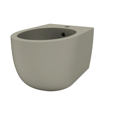 FugaFlow Eccelente Pietra Bidet - 53x36cm - sabbia mate (taupe)
