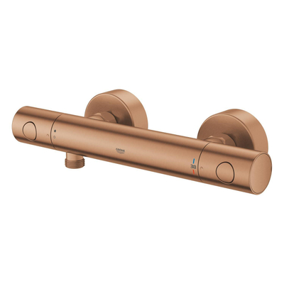 GROHE Grohtherm 800 Cosmopolitan douchethermostaat - 15cm - geborsteld warm sunset (koper)