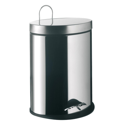 Emco System 2 poubelle ovale acier inoxydable