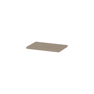 INK Topdeck Wastafelblad - 70x45x3.5cm - tbv onderkast - MFC - Ivoor eiken