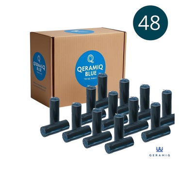 QeramiQ Blue Fresh Sticks - toiletsticks - doos - 48 stuks - blauw