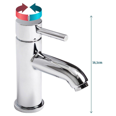 Wiesbaden Caral Cadans Mitigeur lavabo bas chrome