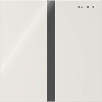 Geberit Type 40 urinioir bedieningsplaat - batterij - vierkant - zand grijs (beige)
