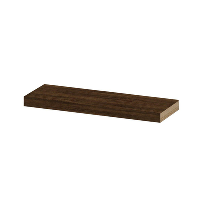 INK 20d Étagère murale - 60x20x3,5cm - bord avant chanfreiné - pour niche - MFC Chêne cuivre