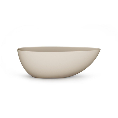 Zeza Element Vrijstaand Bad - 170x80x55cm - solid surface - mat beige