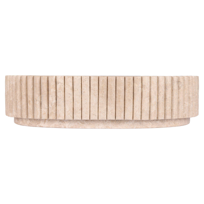 Differnz Ribba vasque - 50x38x12cm - marbre - beige