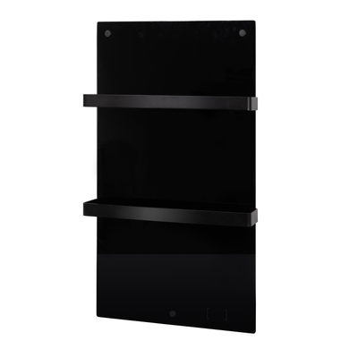 Eurom Sani 400 Comfort Panneau infrarouge salle de bains 83.5x48.1cm Wifi 400watt Verre Noir