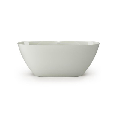 Zeza Element Baignoire îlot- 160x75x60cm - solid surface - vert brillant