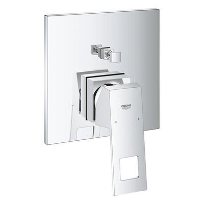GROHE Eurocube partie apparente pour robinet de baignoire encastré avec inverseur supersteel