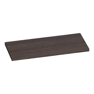 BRAUER Ocean Medium topblad - 100x46x4cm - lamellen eiken zwart