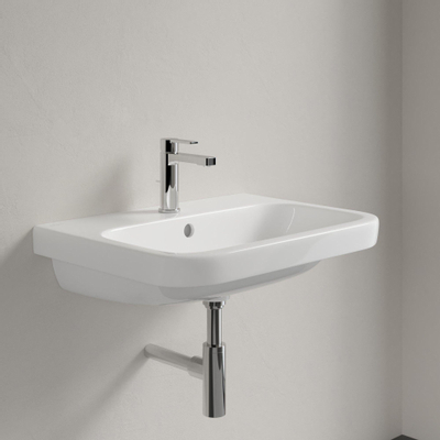 Villeroy & Boch Architectura wastafel - 65x47cm - met kraangat - met overloop cermic+ - White Alpine (glans wit)