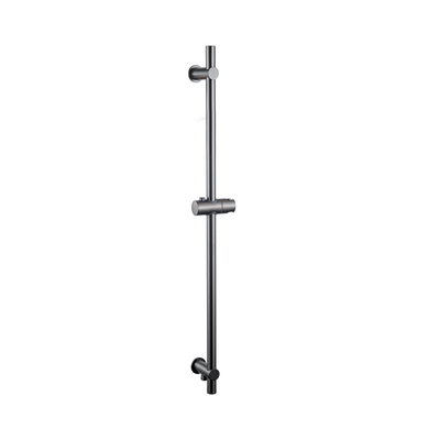 FugaFlow Eccelente Sobrado Barre de glissement - 90cm - avec coude mural intégré - Gunmetal