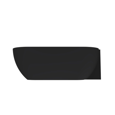 Arcqua Havana Baignoire semi-îlot - 170x80cm - droite - noir mat