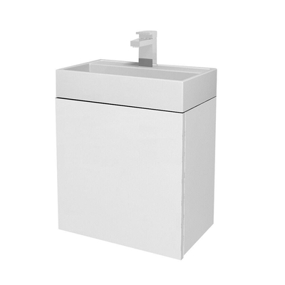 Tiger Items Meuble sous lavabo WC 40cm blanc brillant