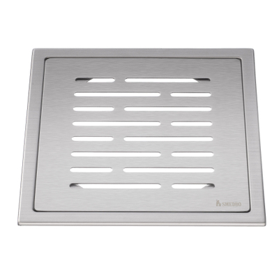 Smedbo Outline Grille d''évacuation 20x20x0.55cm Inox Brossé