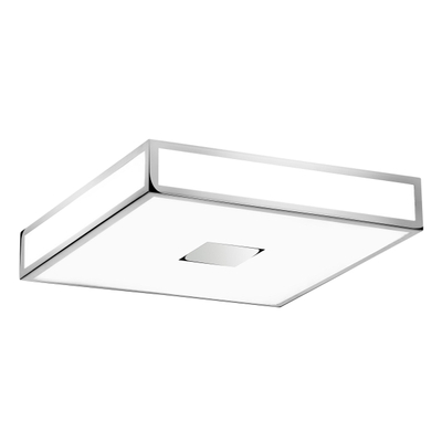 Astro Mashiko 400 Eclairage plafond sans 4c E27 chrome 40x8.7x40cm IP44 acier A