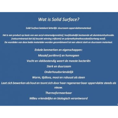 Best Design Nero meuble-lavabo 80x42x10cm solid surface noir mat