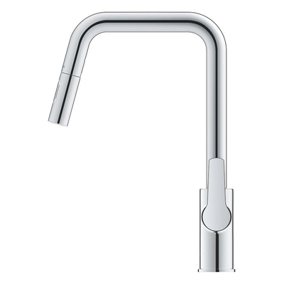 Grohe Start QuickFix Robinet de cuisine - douchette extractible - Dual Spray - projection 22.1cm - Chrome