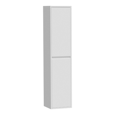 Saniclass New Future Badkamerkast - 160x35x35cm - 2 greep - loze links/rechtsdraaiende deuren - MDF - mat wit