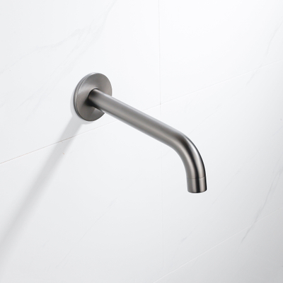 FugaFlow Eccelente Acces uitloop - 22cm inkortbaar - Geborsteld Gunmetal PVD