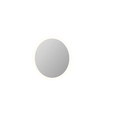 INK SP13 spiegel – rond Ø70 cm – indirecte LED rondom – aluminium zilver