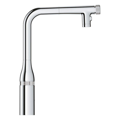 Grohe Essence smartcontrol keukenkraan L-uitloop dual spray chroom
