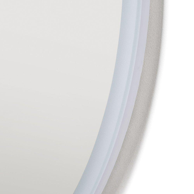 BRAUER Edge Miroir rond 80cm avec éclairage LED réglable et interrupteur tactile Aluminium