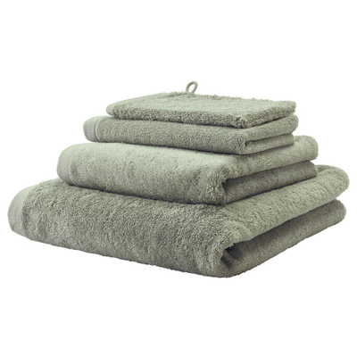 Aquanova London Handdoek - 55x100cm - 1 stuks - Thyme SHOWROOMMODEL