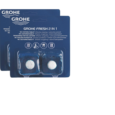 Grohe Fresh tabs toiletblokjes - voordeelpack 2 pack - 4 stuks