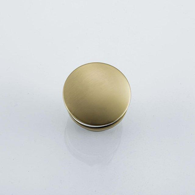 FugaFlow Efficiente Bouchon de vidange à clapet - bonde à clic - or mat