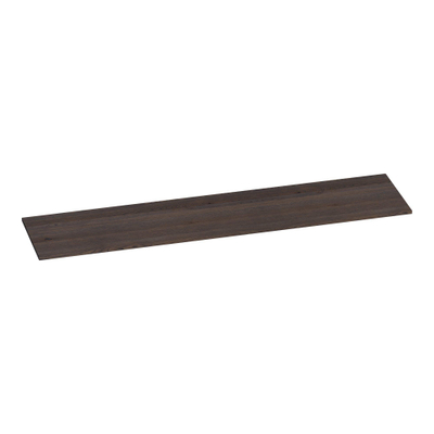 BRAUER Ocean Slim plan vasque - 200x46x2cm - chêne à lattes noir