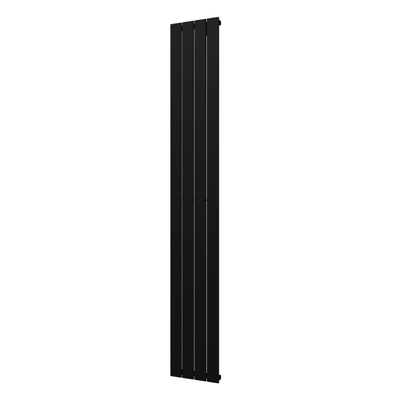 Plieger Cavallino Retto radiateur design vertical simple raccordement central 2000x298mm 666W noir mat