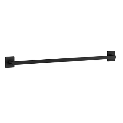Smedbo Beslagboden Cube Handdoekhouder - 63.3x4.8x3.1cm - zelfklevend - RVS Mat Zwart