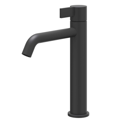 Ivy Pact wastafelkraan - opbouw - voorsprong 14.9cm - coldstart - zonder waste - mat zwart